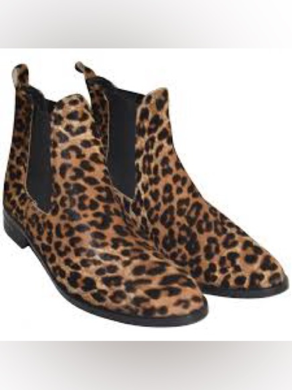 Freda Salvador Leopard-Print Chelsea Ankle Boots - Brown & Black
